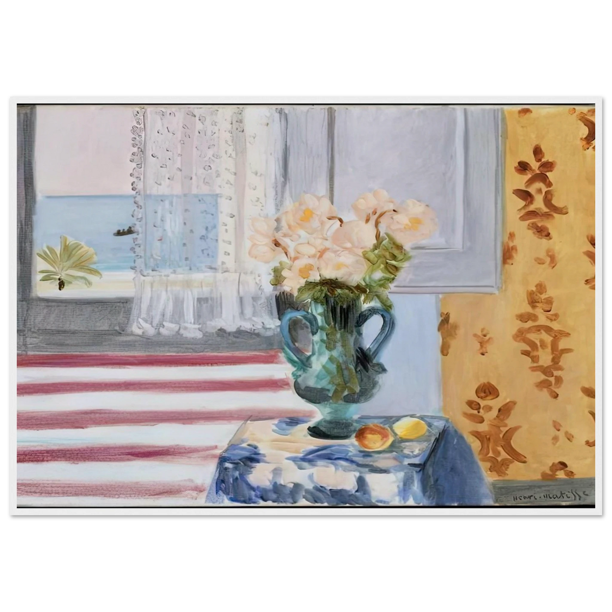 VASE OF FLOWERS 1924 Framed Poster | Henri Matisse Framed Prints Wall Art | Henri Matisse Print
