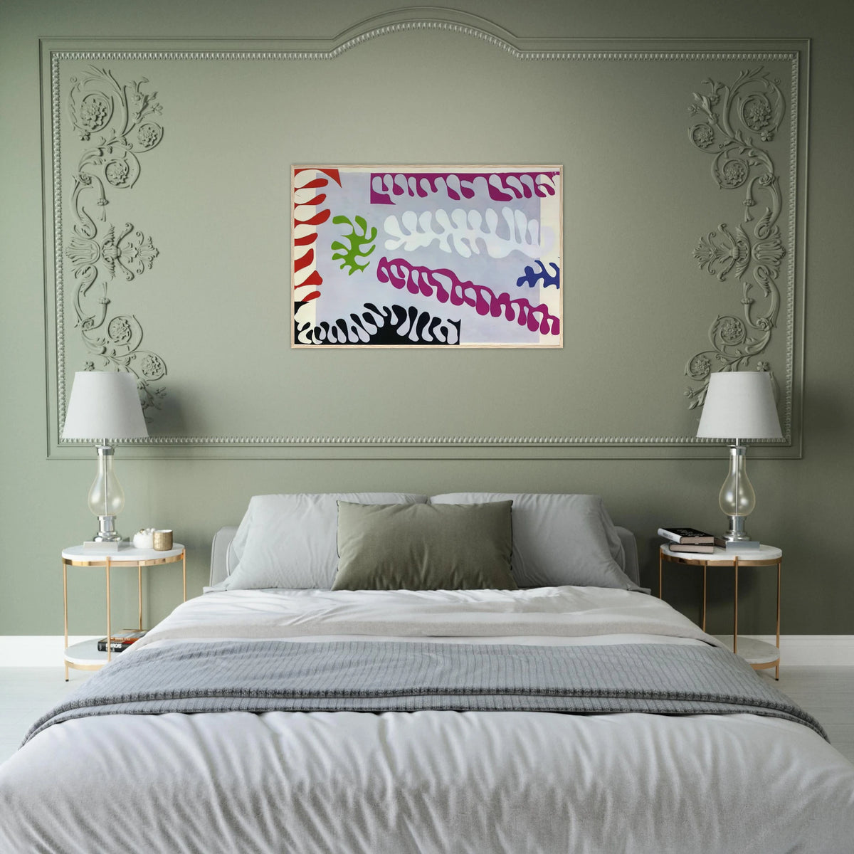 CUT OUTS 1 Framed Poster | Henri Matisse Framed Prints Wall Art | Henri Matisse Print