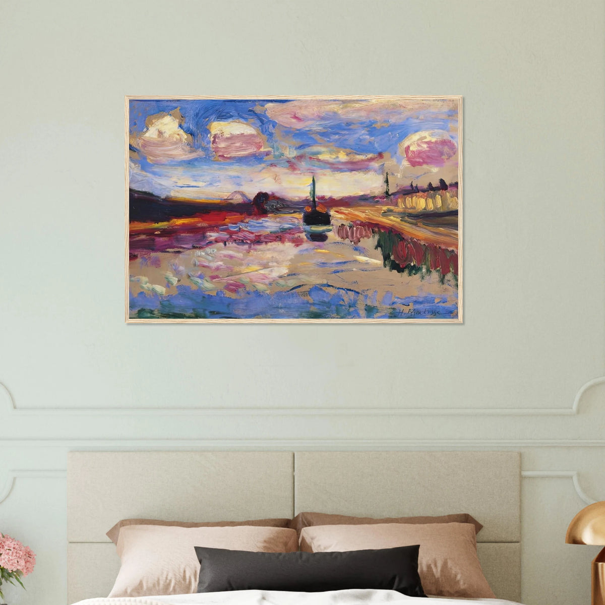 CANAL DU MIDI 1899 Framed Poster | Henri Matisse Framed Prints Wall Art | Henri Matisse Print