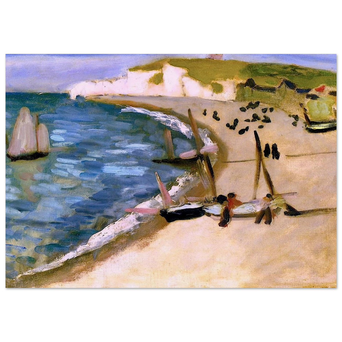 AHT AMONT CLIFFS AT ETRETAT 1921 Poster | Henri Matisse Poster | Henri Matisse Print