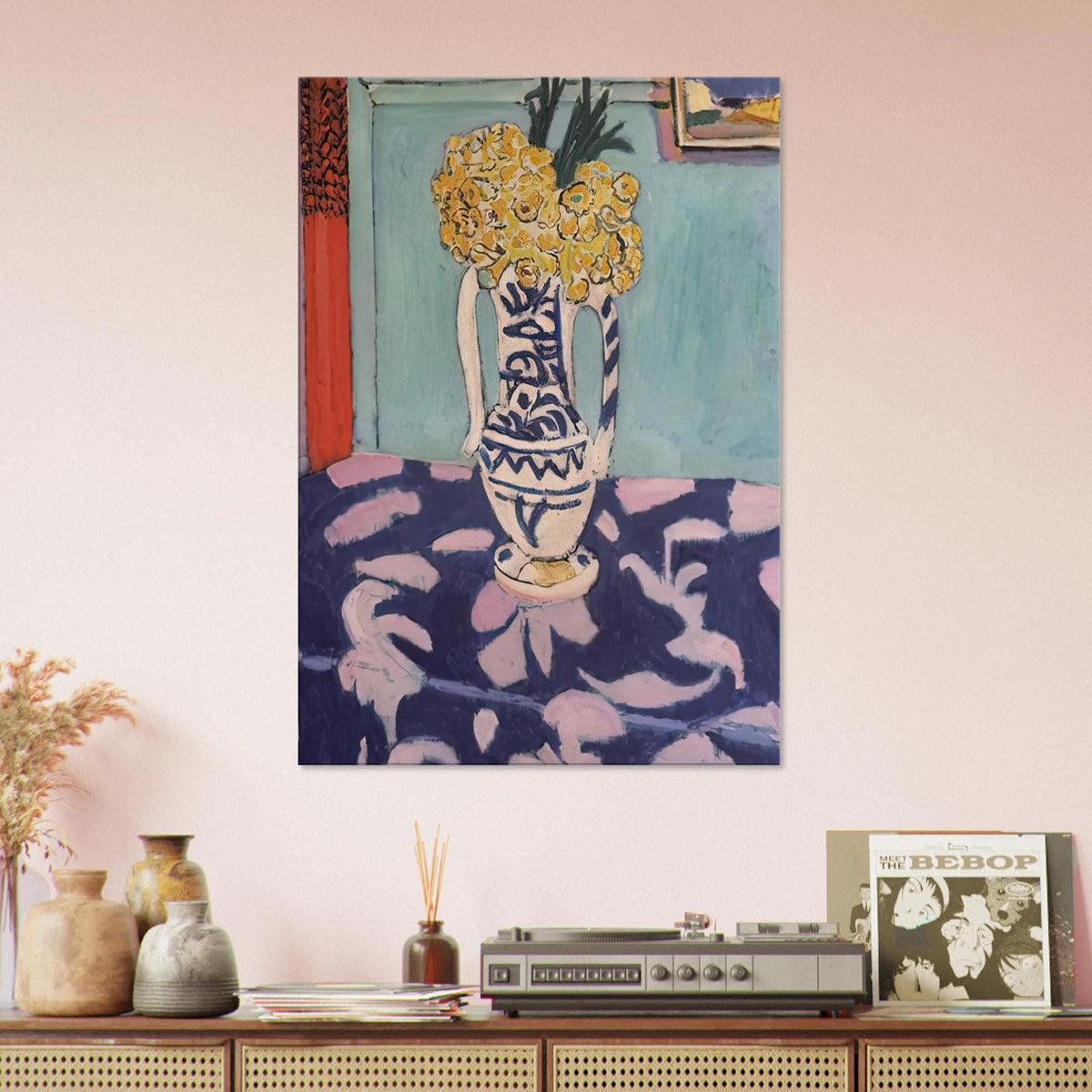 LES COUCOUS TAPIS BLEU ET ROSE 1911 Canvas | Henri Matisse Canvas | Henri Matisse Print