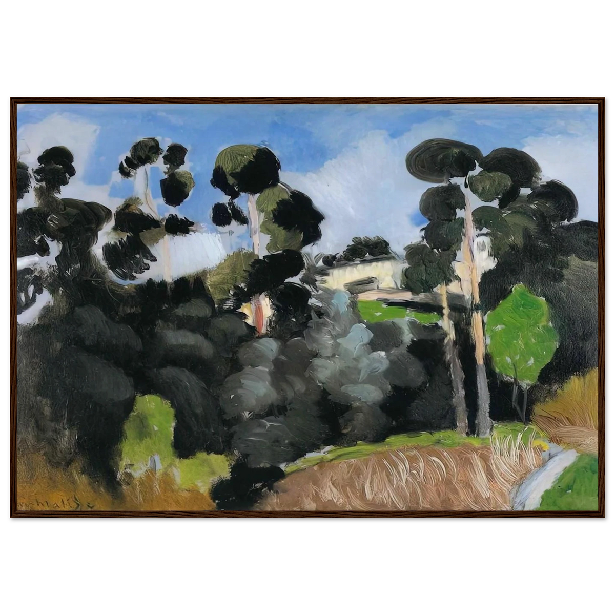 LANDSCAPE 1 Framed Poster | Henri Matisse Framed Prints Wall Art | Henri Matisse Print