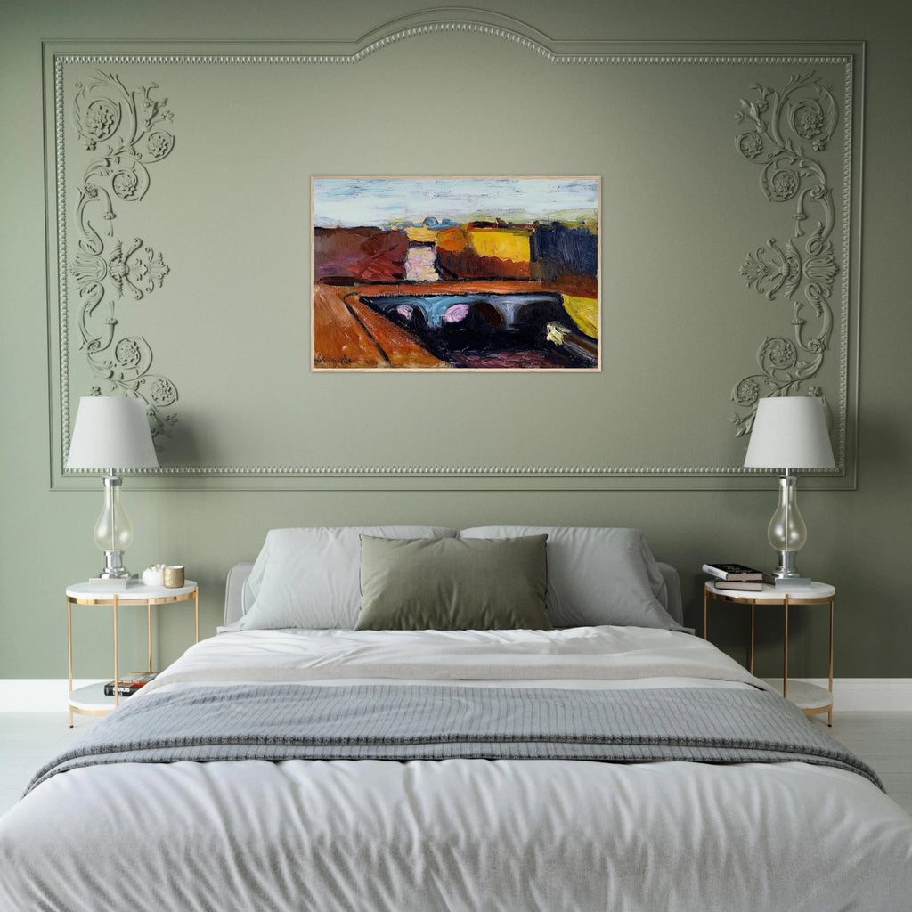 VIEW OF THE SEINE THE PONT SAINT MICHEL 1904 Framed Poster | Henri Matisse Framed Prints Wall Art | Henri Matisse Print