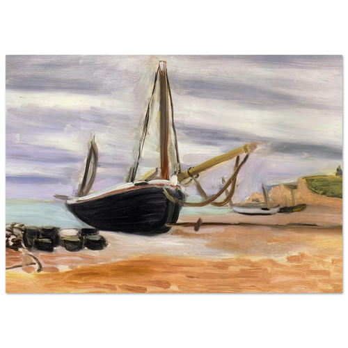 BOATS AT ETRETAT 1920 Poster | Henri Matisse Poster | Henri Matisse Print