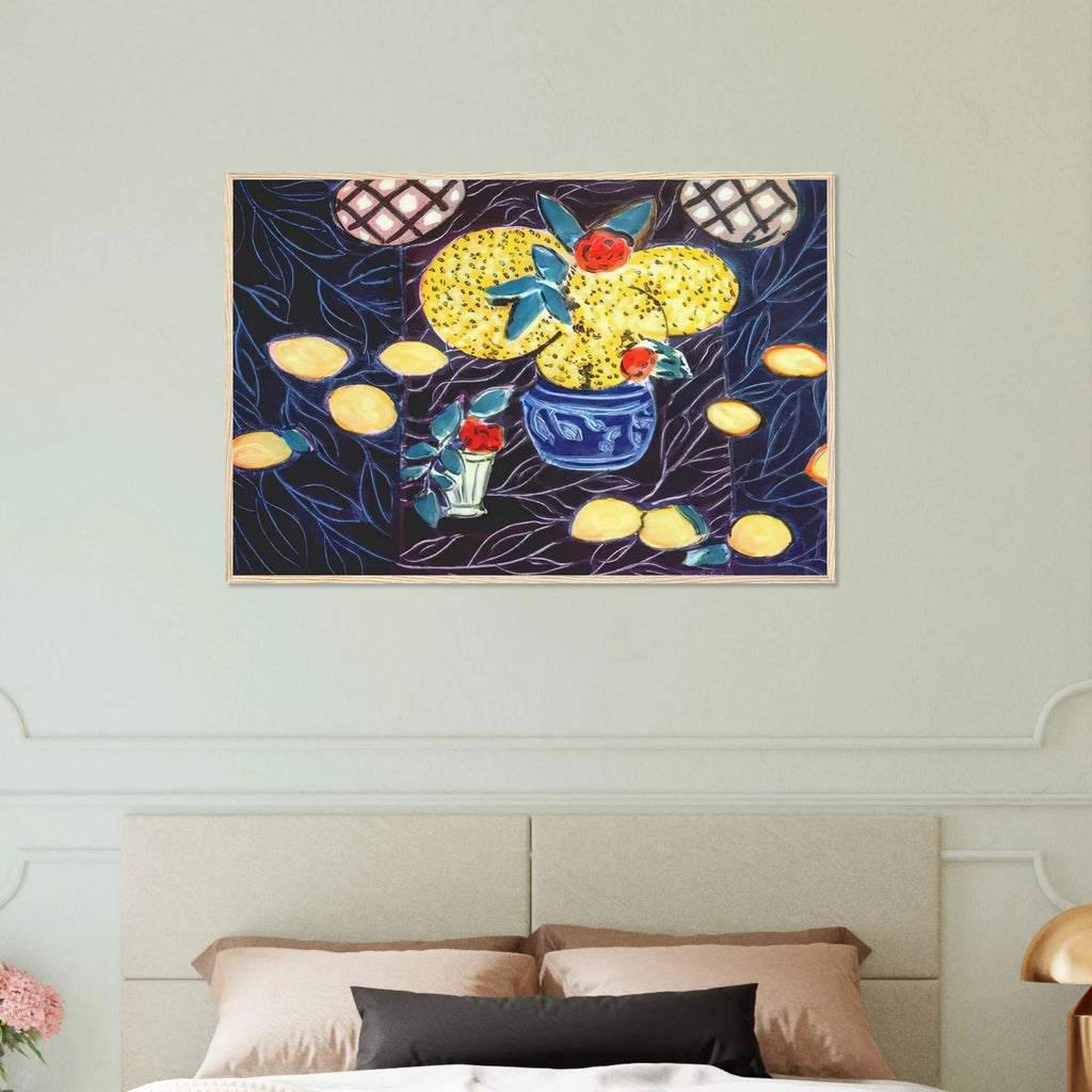 LEMONS AND MIMOSA 1944 Framed Poster | Henri Matisse Framed Prints Wall Art | Henri Matisse Print