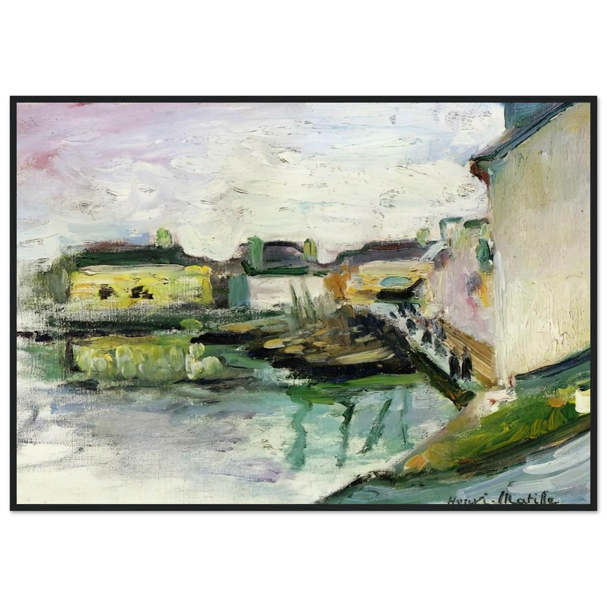 THE PORT OF PALAIS BELLE ILE 1896 Framed Poster | Henri Matisse Framed Prints Wall Art | Henri Matisse Print