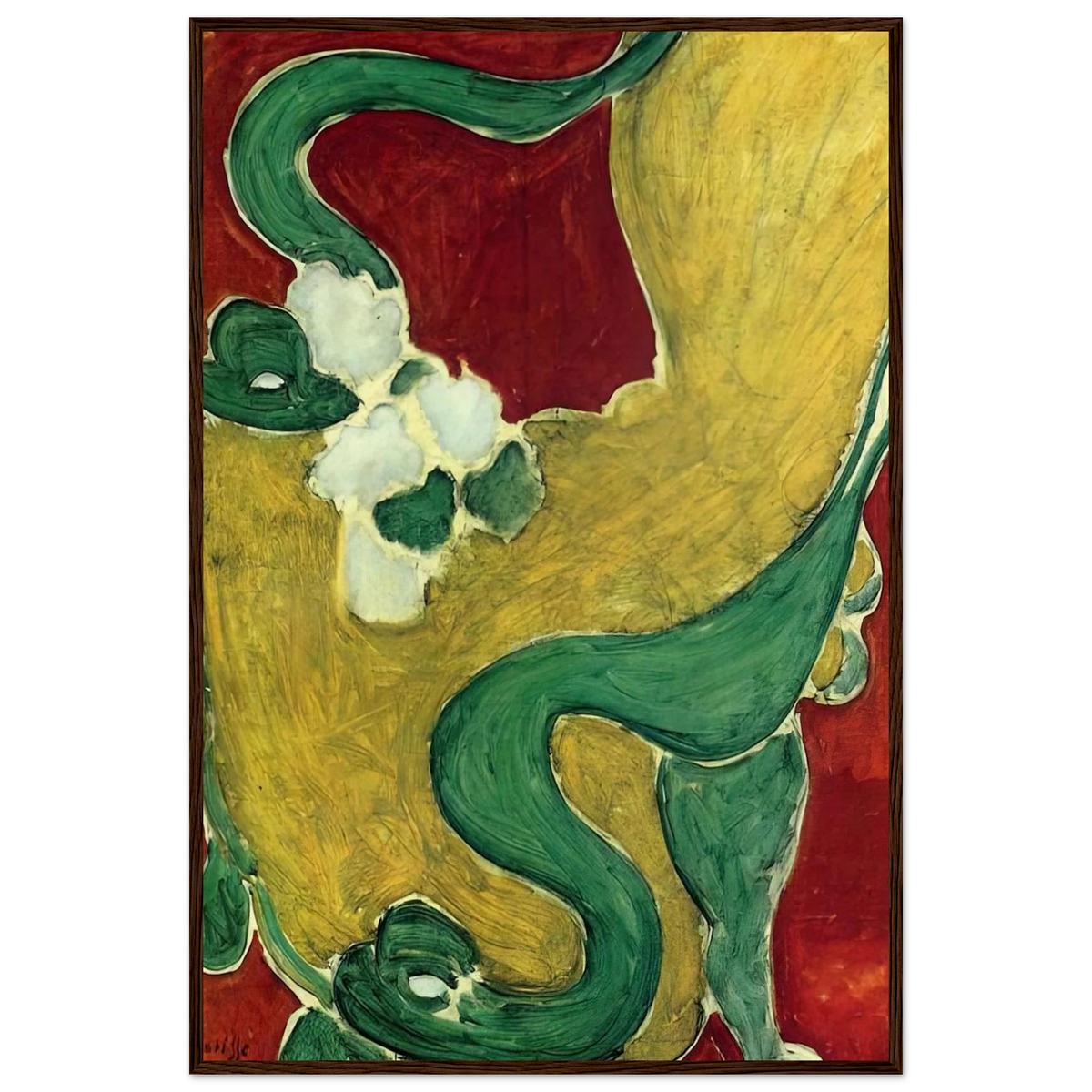 THE RACAILLE CHAIR 1946 Framed Poster | Henri Matisse Framed Prints Wall Art | Henri Matisse Print