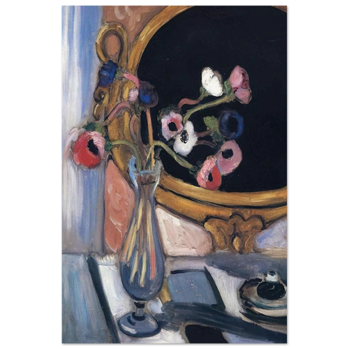 ANEMONE AND MIRROR 1920 Poster | Henri Matisse Poster | Henri Matisse Print