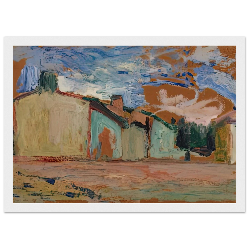 HOUSES FENOUILLET 1898 Framed Poster | Henri Matisse Framed Prints Wall Art | Henri Matisse Print