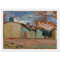 HOUSES FENOUILLET 1898 Framed Poster | Henri Matisse Framed Prints Wall Art | Henri Matisse Print