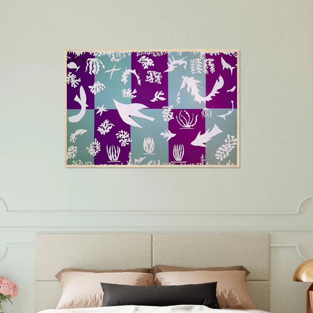 POLYNESIA LA MER 1946 Framed Poster | Henri Matisse Framed Prints Wall Art | Henri Matisse Print