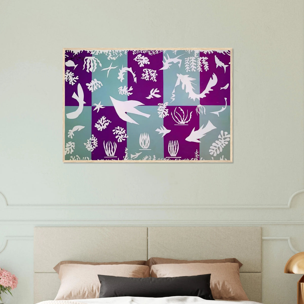 POLYNESIA LA MER 1946 Framed Poster | Henri Matisse Framed Prints Wall Art | Henri Matisse Print