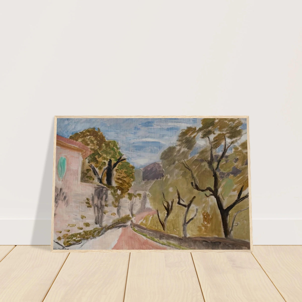 PAYSAGE OU RUE DANS LE MIDI 1918 Framed Poster | Henri Matisse Framed Prints Wall Art | Henri Matisse Print