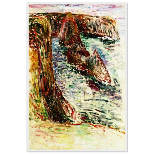 BELLE ILE EN MER 1897 Framed Poster | Henri Matisse Framed Prints Wall Art | Henri Matisse Print