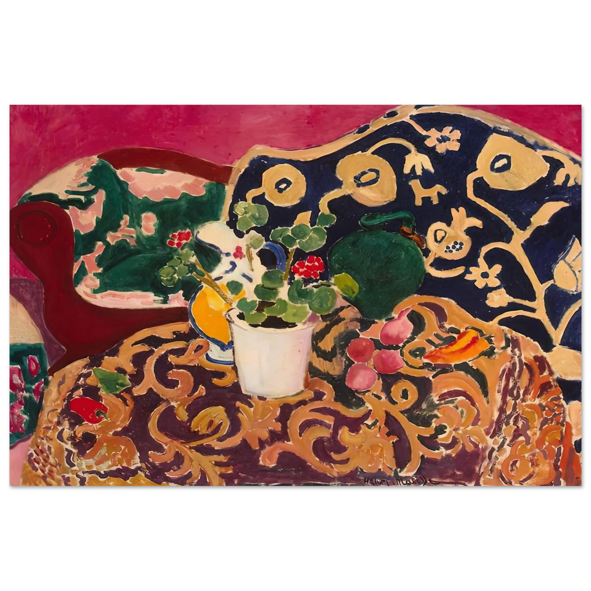 SPANISH STILL LIFE SEVILLE II 1911 Poster | Henri Matisse Poster | Henri Matisse Print