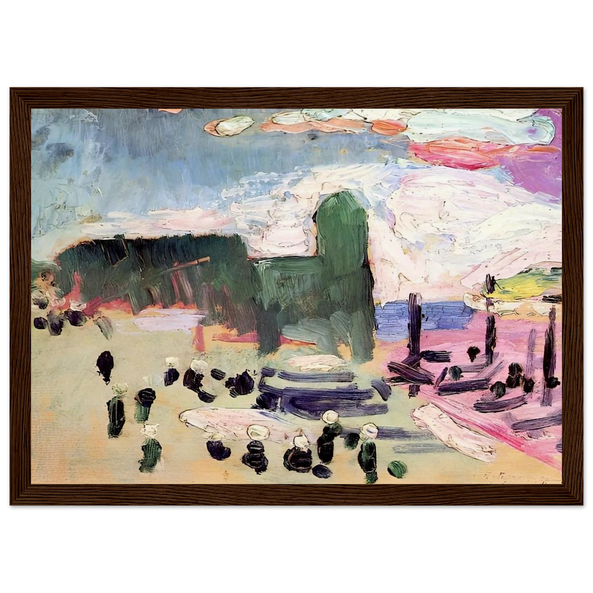 COLLIOURE 1905 Framed Poster | Henri Matisse Framed Prints Wall Art | Henri Matisse Print