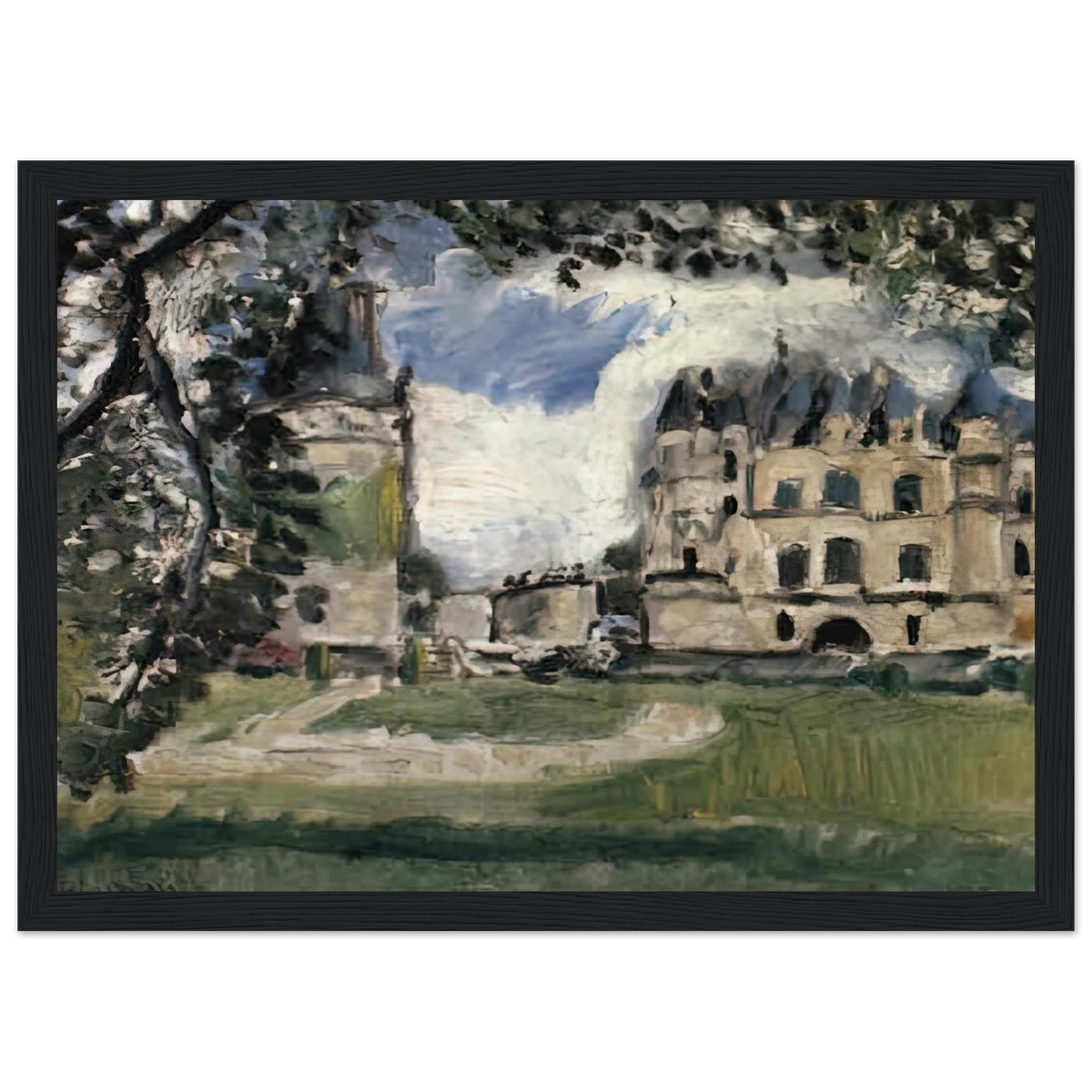 CHATEAU DE CHENONCEAUX 1917 Framed Poster | Henri Matisse Framed Prints Wall Art | Henri Matisse Print