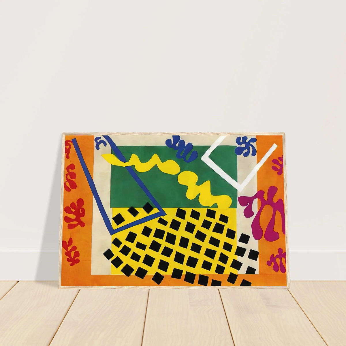 CUT OUTS 3 Framed Poster | Henri Matisse Framed Prints Wall Art | Henri Matisse Print