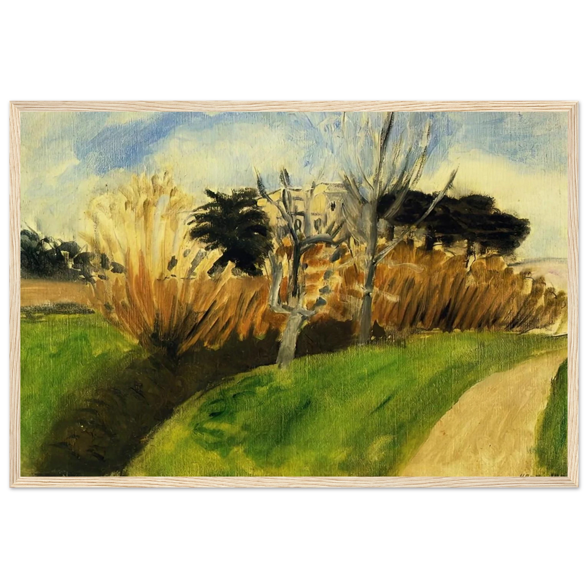THE STREAM NEAR NICE Framed Poster | Henri Matisse Framed Prints Wall Art | Henri Matisse Print