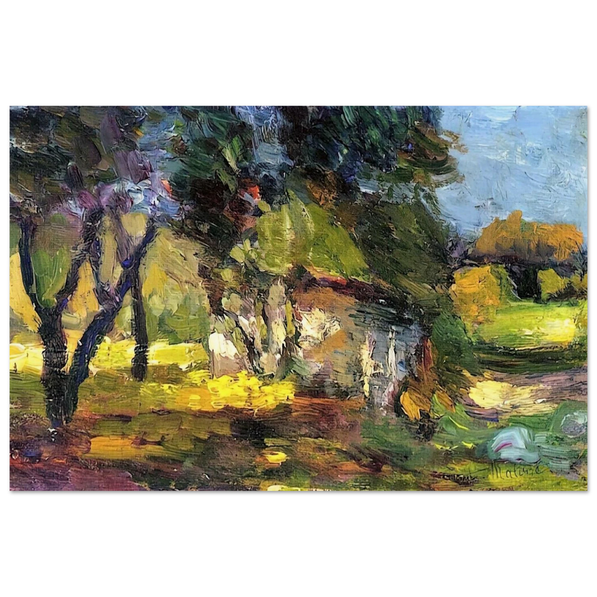 LANDSCAPE CORSICA 1898 Poster | Henri Matisse Poster | Henri Matisse Print