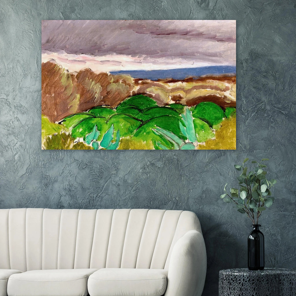CAGNES LANDSCAPE IN STORMY WEATHER 1917 Poster | Henri Matisse Poster | Henri Matisse Print