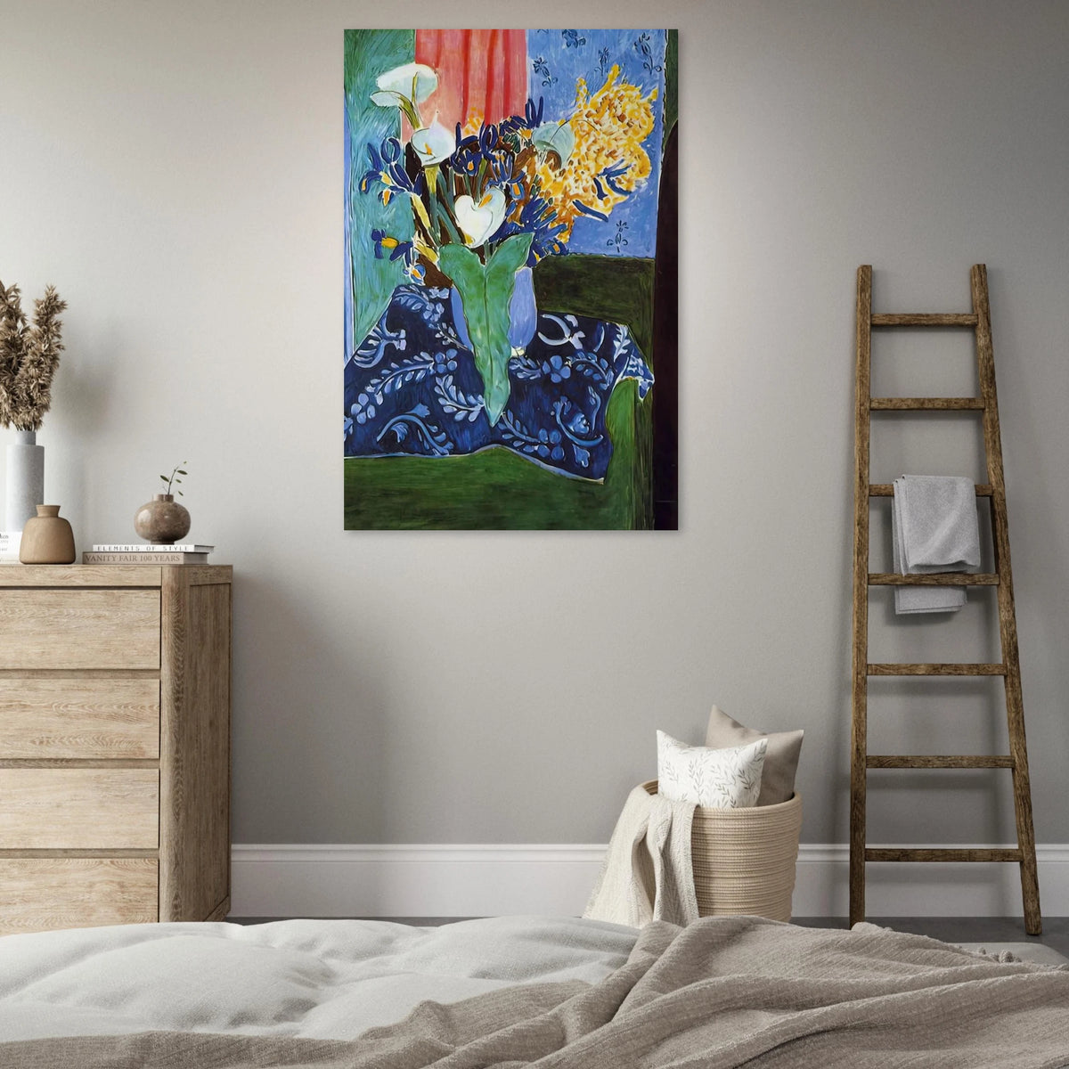 CALLA LILIES IRISES AND MIMOSAS 1913 Poster | Henri Matisse Poster | Henri Matisse Print