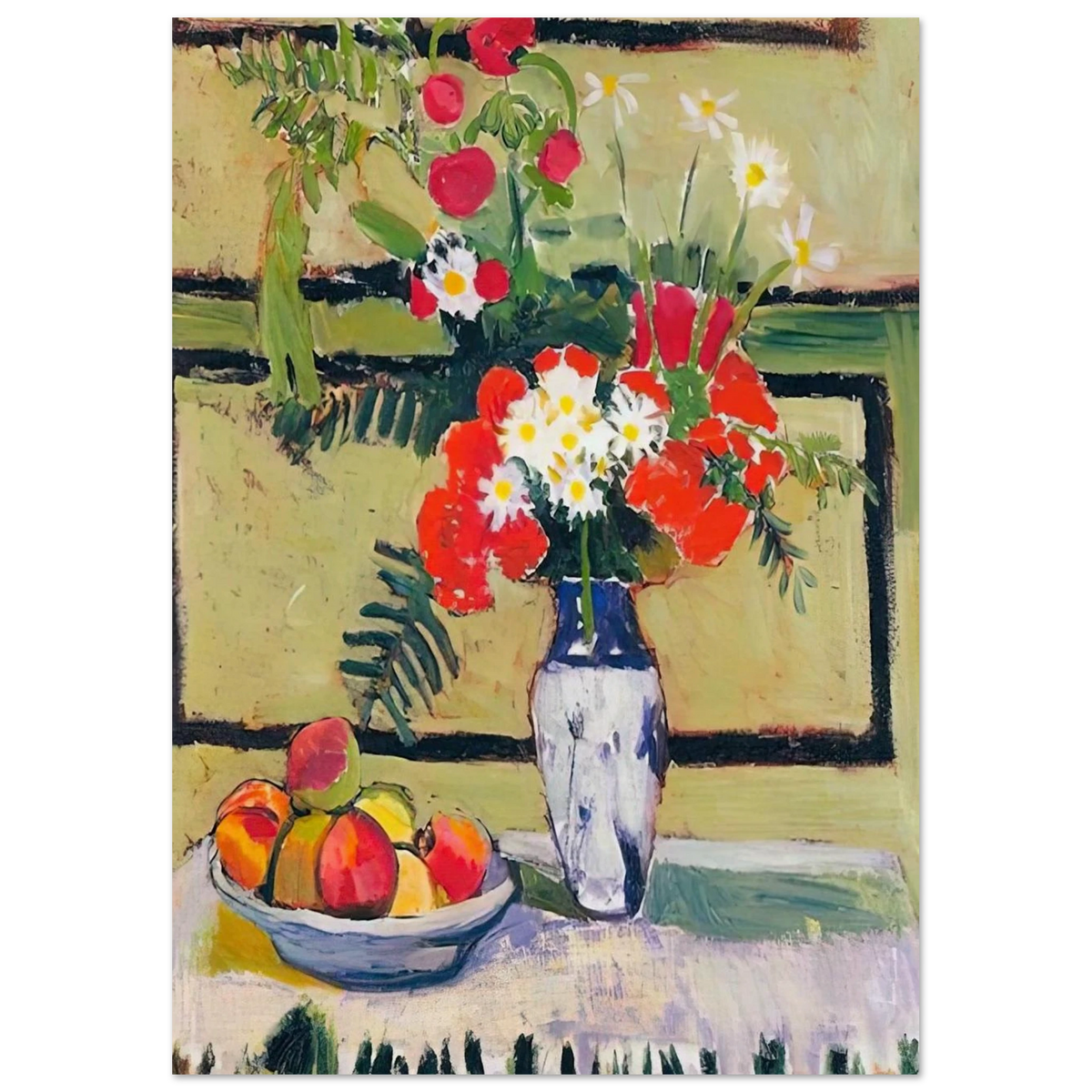 FLOWERS AND FRUIT 1909 Poster | Henri Matisse Poster | Henri Matisse Print