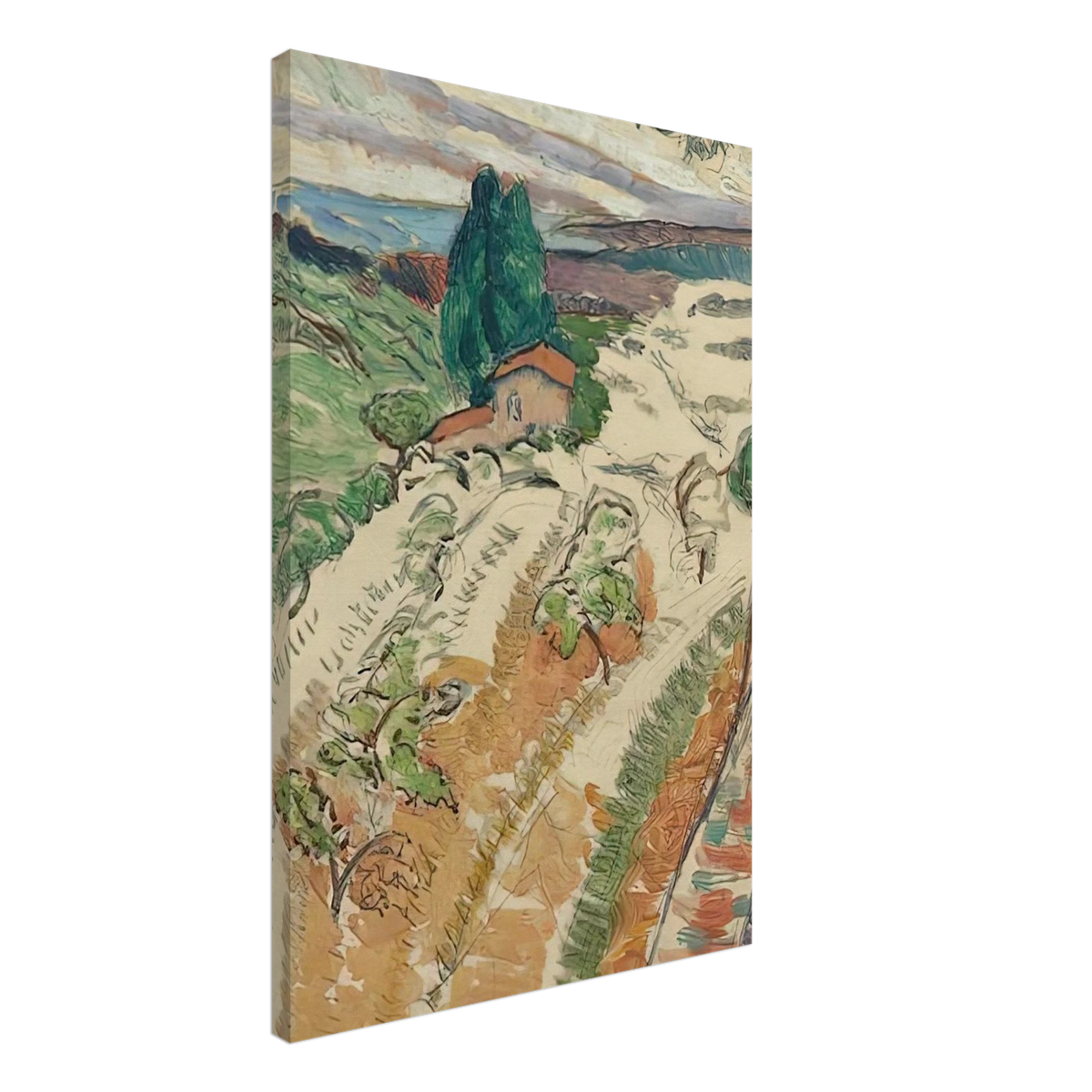 PAYSAGE ST TROPEZ 1904 Canvas | Henri Matisse Canvas | Henri Matisse Print