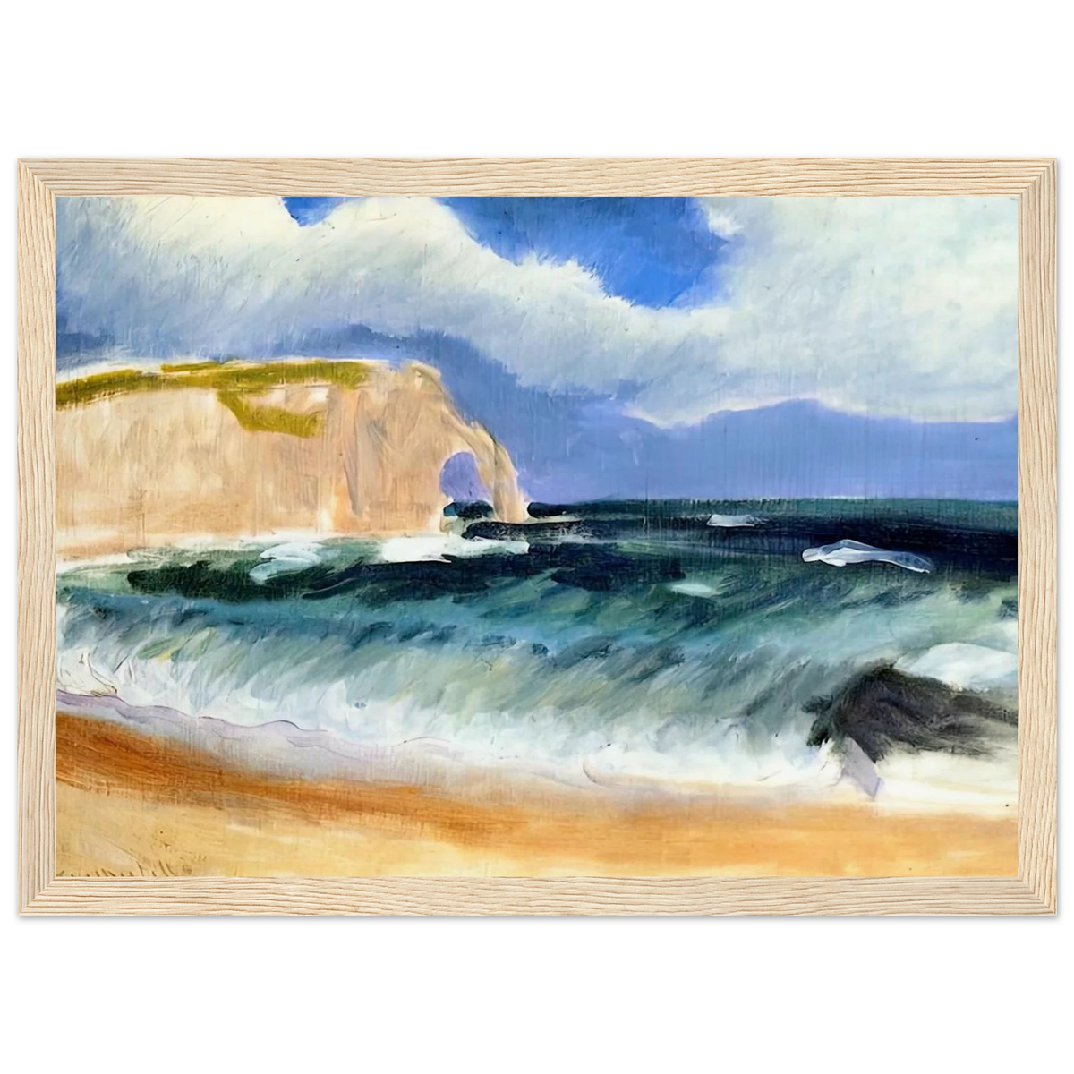 GALE AT ETRETAT 1920 Framed Poster | Henri Matisse Framed Prints Wall Art | Henri Matisse Print