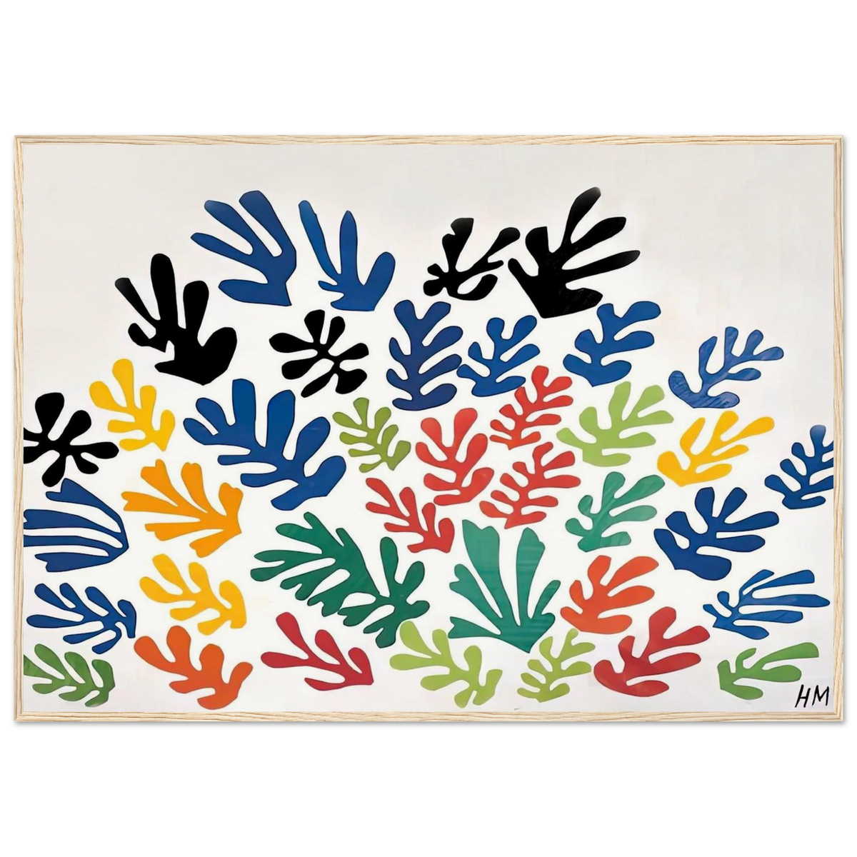 LA GERBE 1953 Framed Poster | Henri Matisse Framed Prints Wall Art | Henri Matisse Print