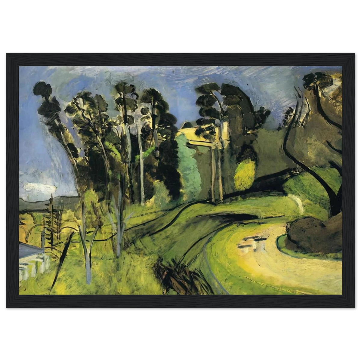 MONTALBAN LANDSCAPE 1918 Framed Poster | Henri Matisse Framed Prints Wall Art | Henri Matisse Print