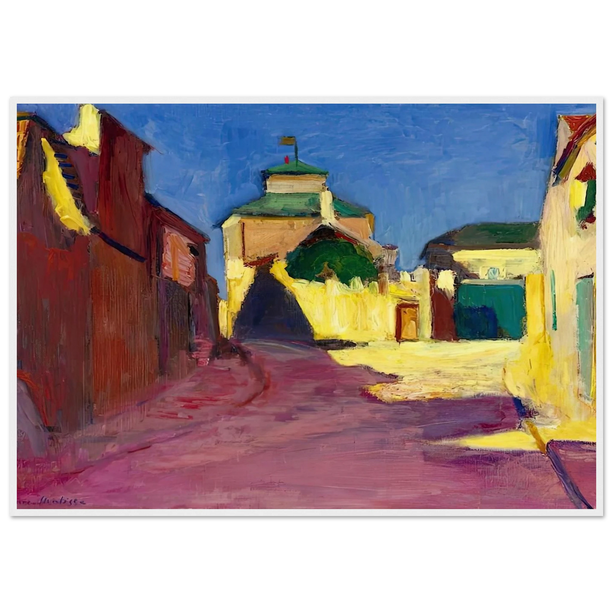 UNE RUE A ARCUEIL 1904 Framed Poster | Henri Matisse Framed Prints Wall Art | Henri Matisse Print