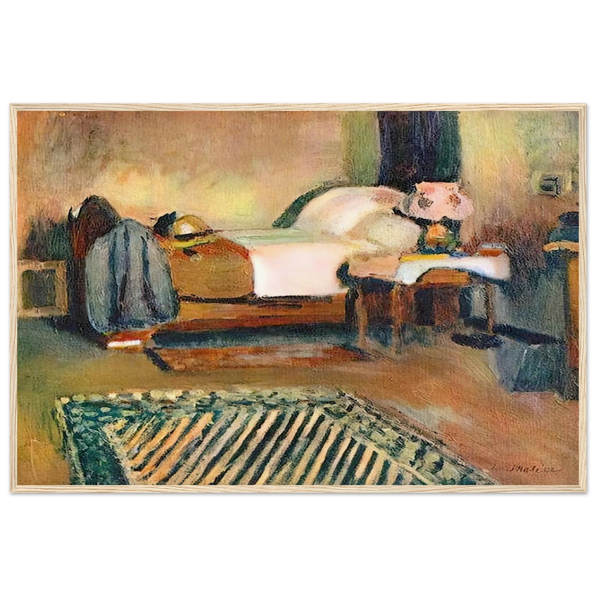 MY ROOM IN AJACCIO 1889 Framed Poster | Henri Matisse Framed Prints Wall Art | Henri Matisse Print
