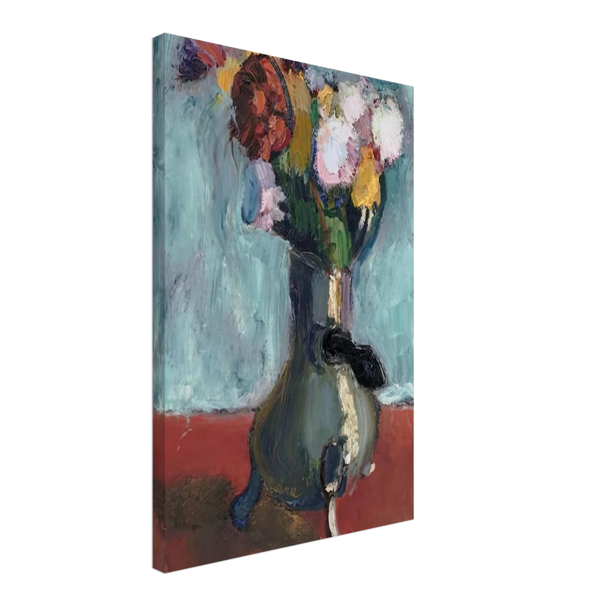 BOUQUET OF FLOWERS IN CHOCOLATE 1902 Canvas | Henri Matisse Canvas | Henri Matisse Print