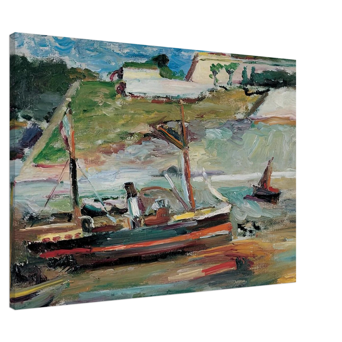 BELLE ILE LE PORT DE PALAIS 1896 Canvas | Henri Matisse Canvas | Henri Matisse Print