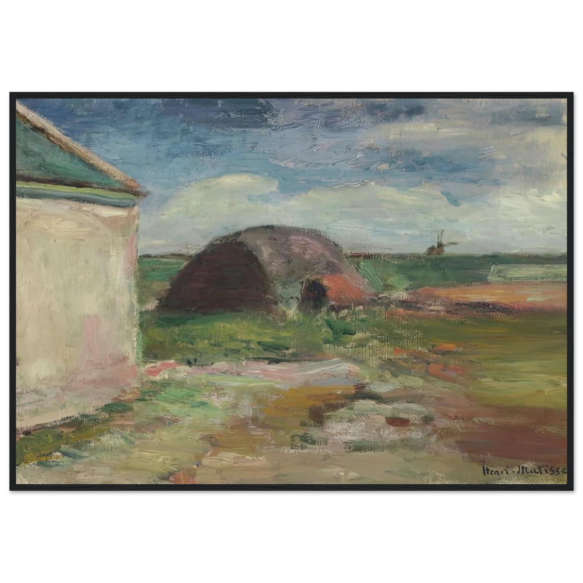 PAYSAGE DE BRETAGNE 1896 Framed Poster | Henri Matisse Framed Prints Wall Art | Henri Matisse Print