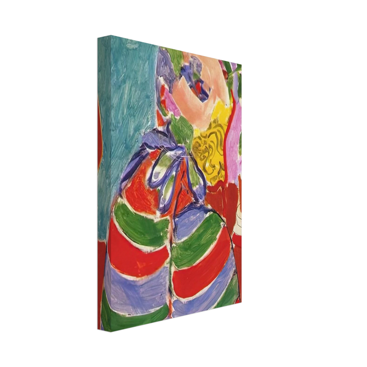 THE STRIPED DRESS 1938 Canvas | Henri Matisse Canvas | Henri Matisse Print
