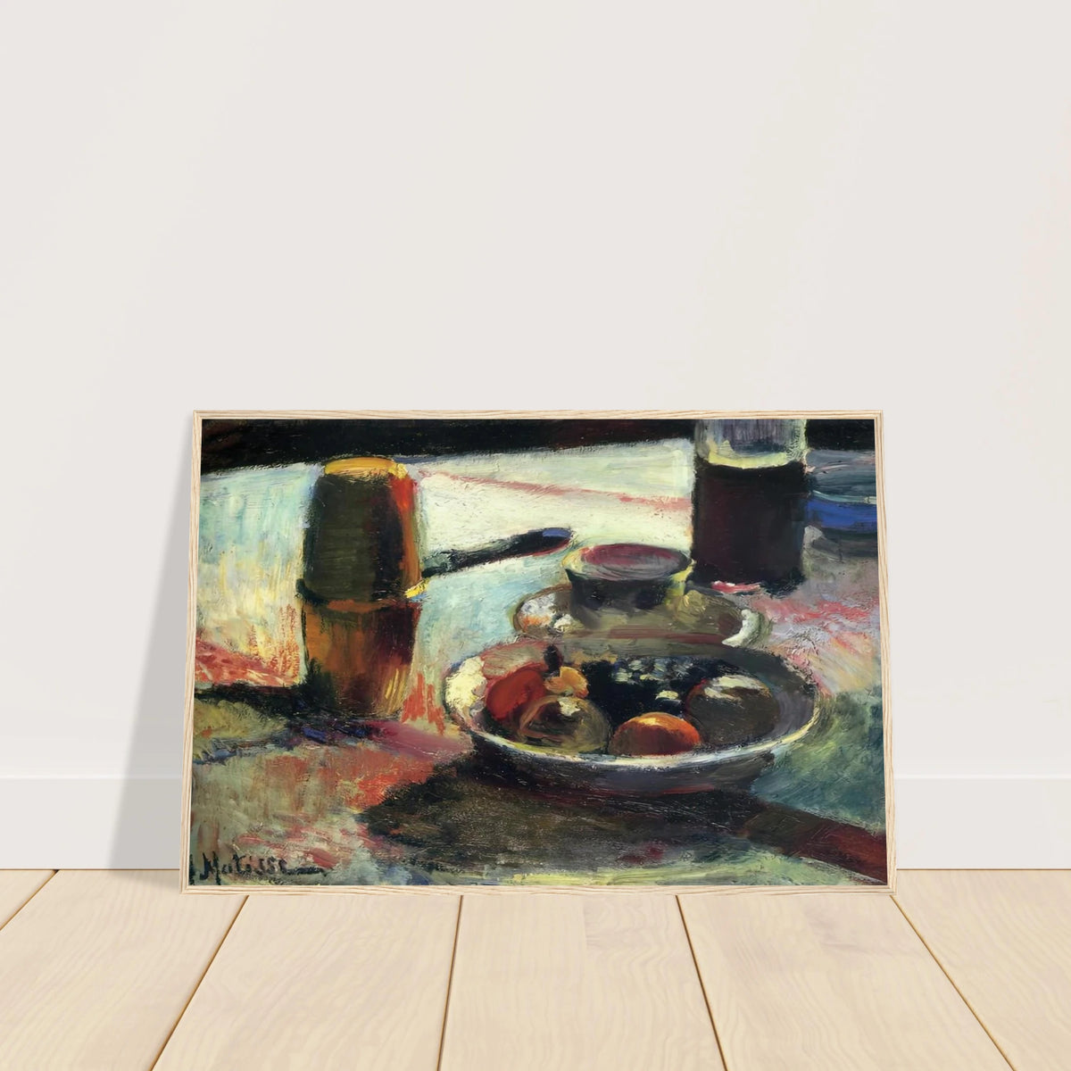 FRUIT AND COFFEE POT Framed Poster | Henri Matisse Framed Prints Wall Art | Henri Matisse Print
