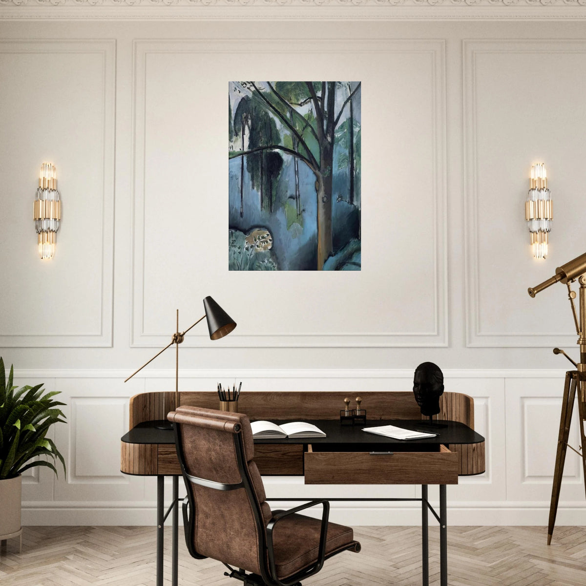 TRIVAUX POND 1917 Canvas | Henri Matisse Canvas | Henri Matisse Print