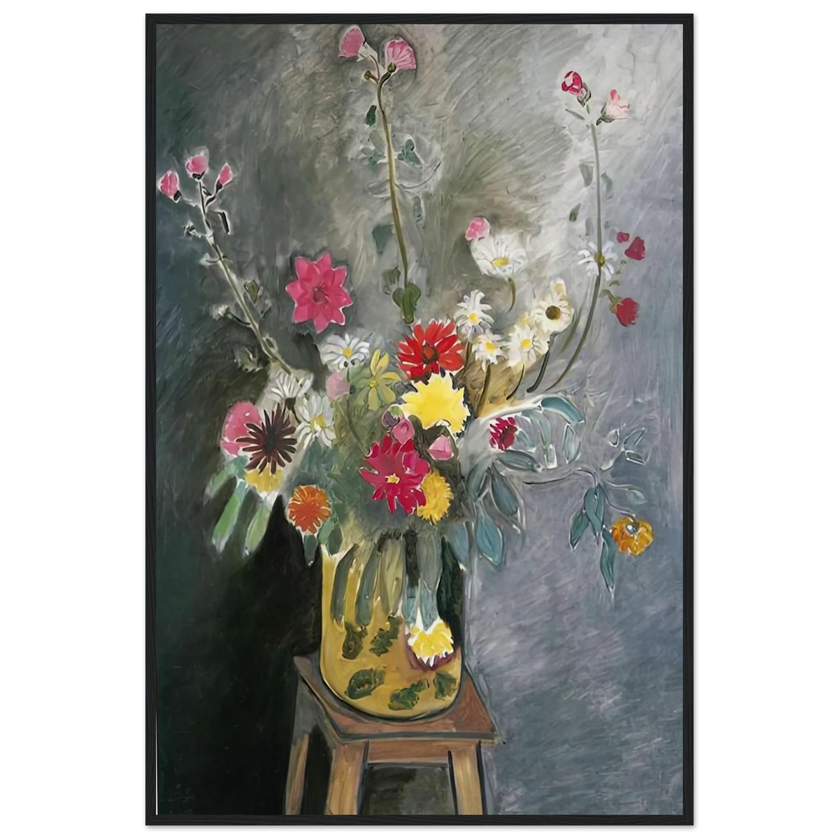 BOUQUET OF MIXED FLOWERS 1917 Framed Poster | Henri Matisse Framed Prints Wall Art | Henri Matisse Print