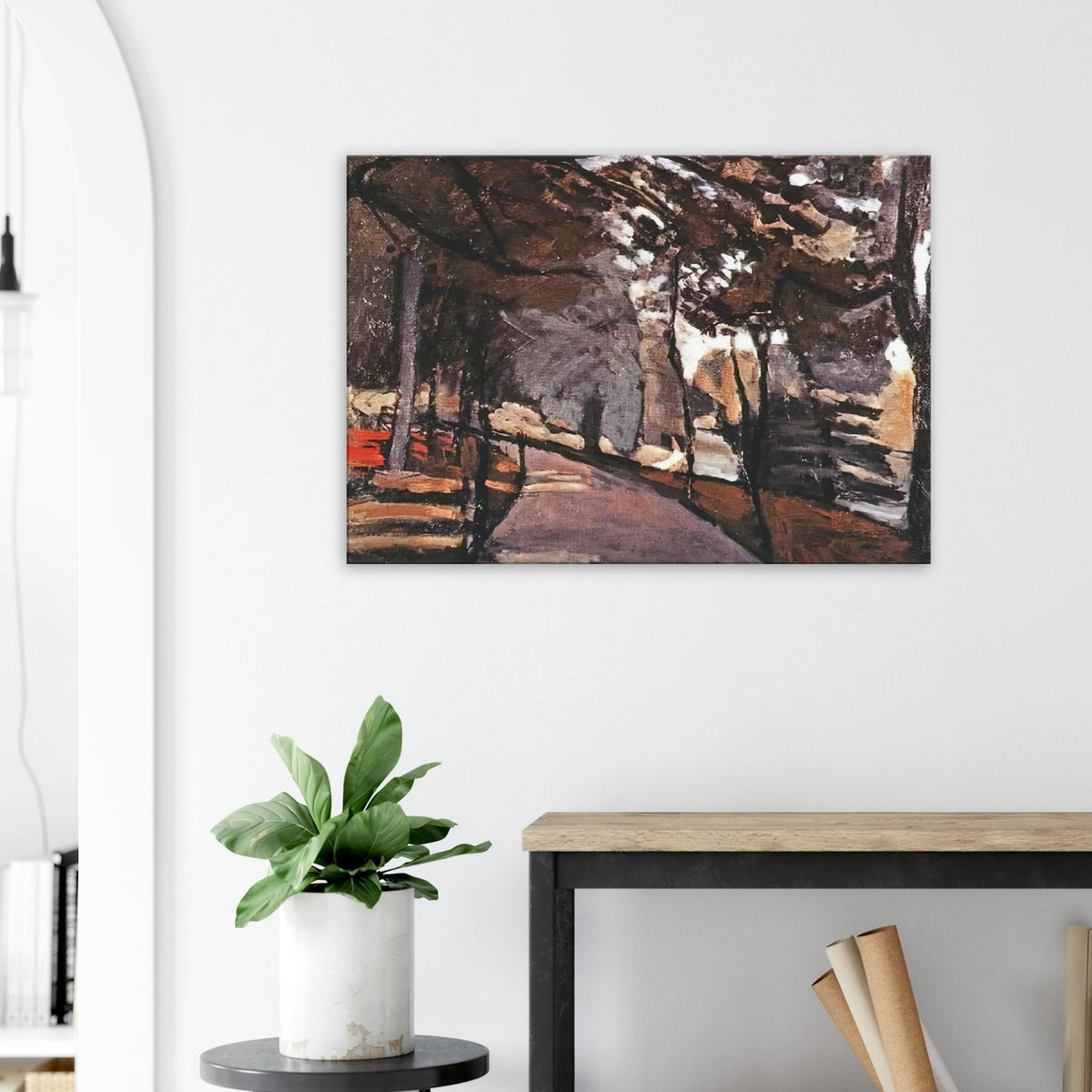 THE PATH IN THE BOIS DE BOULOGNE 1902 Canvas | Henri Matisse Canvas | Henri Matisse Print