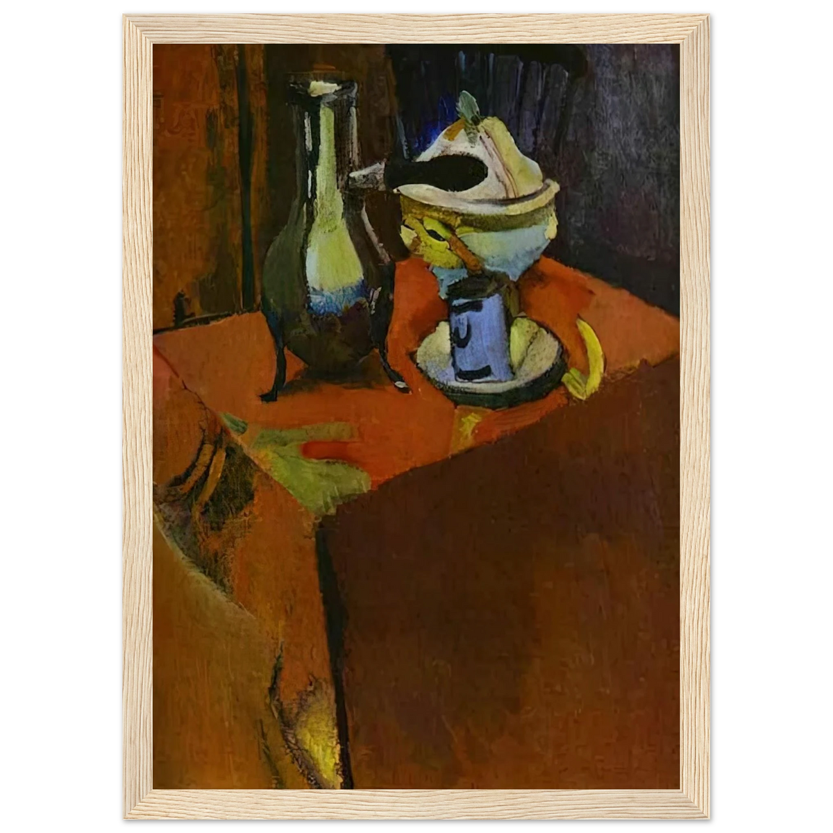 DISHES ON A TABLE 1900 Framed Poster | Henri Matisse Framed Prints Wall Art | Henri Matisse Print