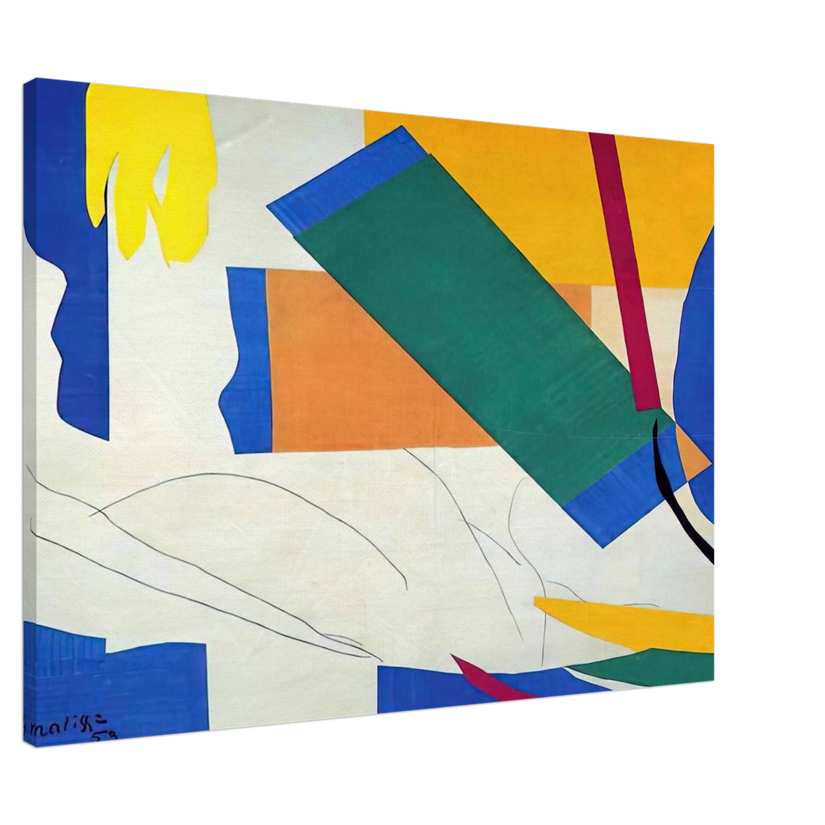 MEMORY OF OCEANIA Canvas | Henri Matisse Canvas | Henri Matisse Print