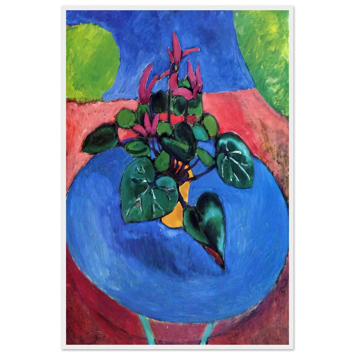 CYCLAMEN POURPRE 1912 Framed Poster | Henri Matisse Framed Prints Wall Art | Henri Matisse Print