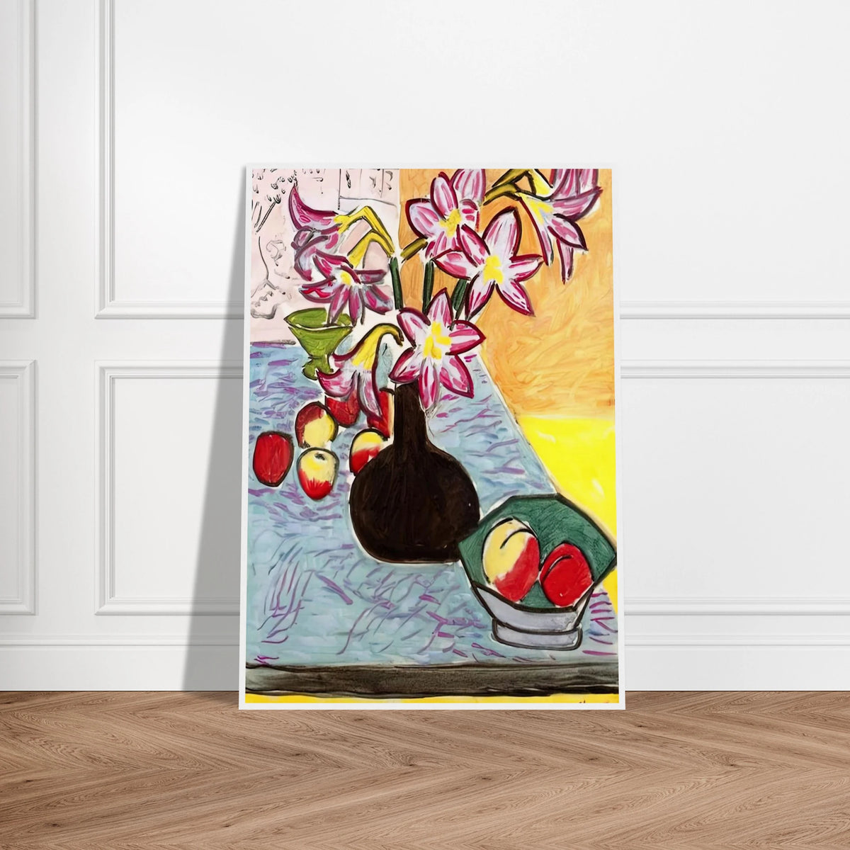 VASE OF AMARYLLIS 1941 Framed Poster | Henri Matisse Framed Prints Wall Art | Henri Matisse Print
