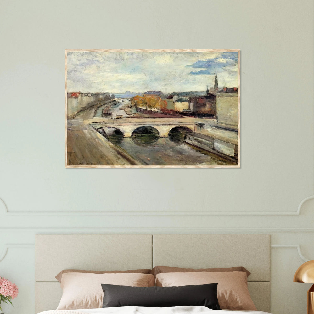 THE POT SAINT MICHEL IN PARIS 1900 Framed Poster | Henri Matisse Framed Prints Wall Art | Henri Matisse Print