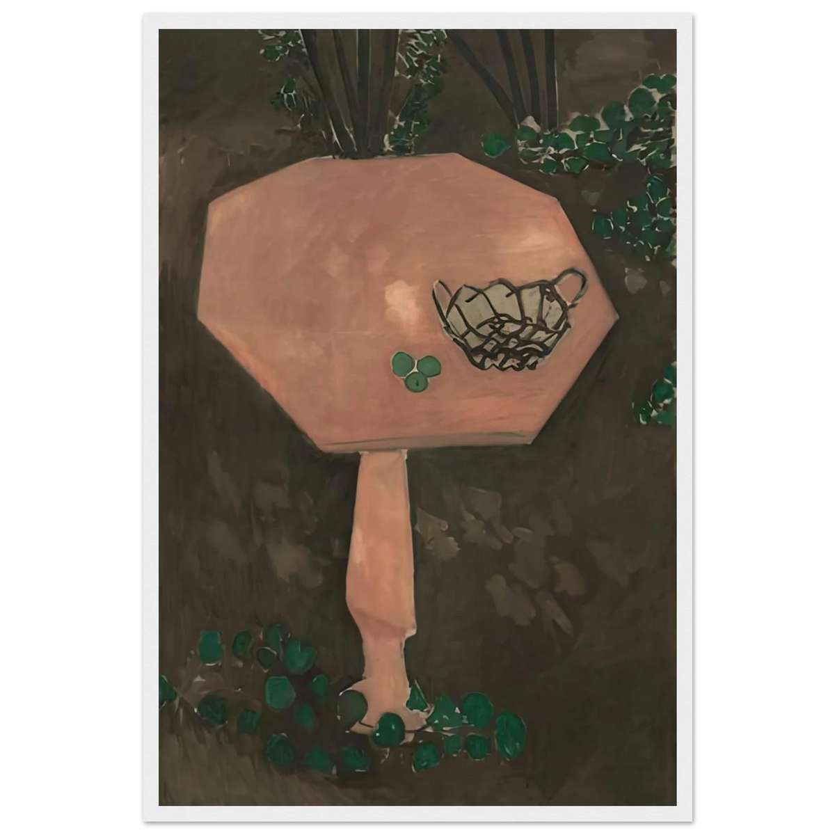 THE ROSE MARBLE TABLE 1917 Framed Poster | Henri Matisse Framed Prints Wall Art | Henri Matisse Print