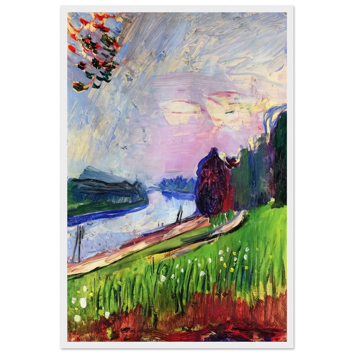 COPSE OF THE BANKS OF THE GARONNE 1900 Framed Poster | Henri Matisse Framed Prints Wall Art | Henri Matisse Print