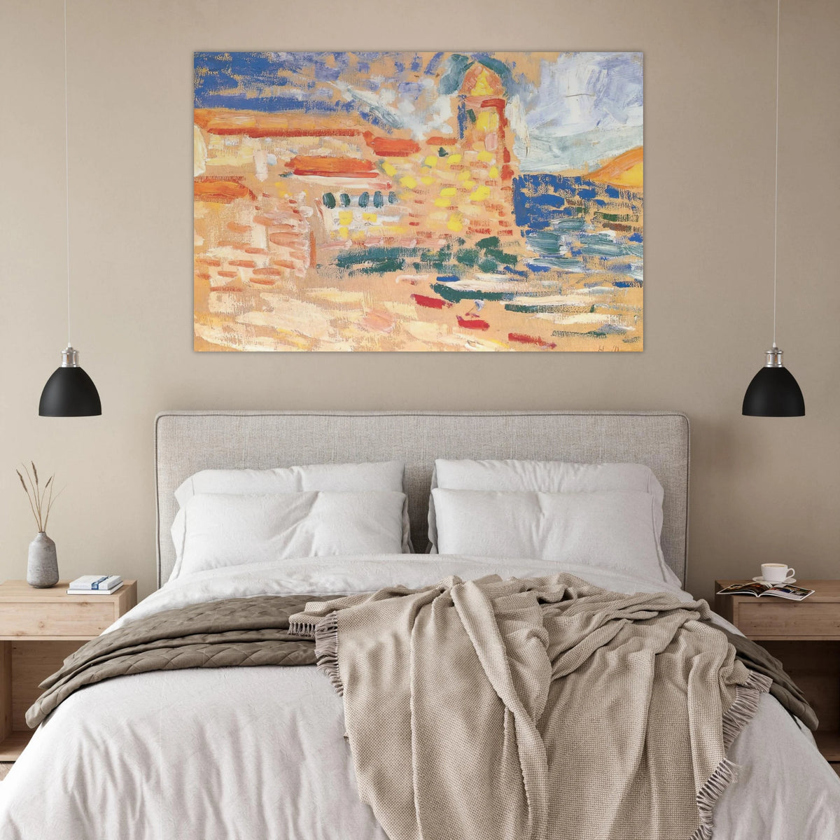 VIEW OF COLLIOURE WITH CHURCH 1905 Poster | Henri Matisse Poster | Henri Matisse Print