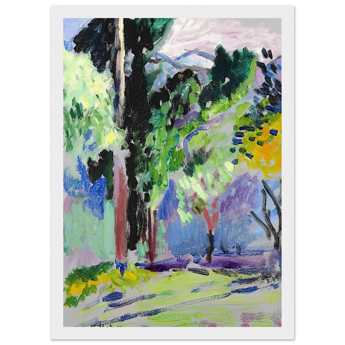 PAYSAGE A COLLIOURE 1905 Framed Poster | Henri Matisse Framed Prints Wall Art | Henri Matisse Print